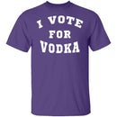 I Vote For Vodka T-Shirt CustomCat