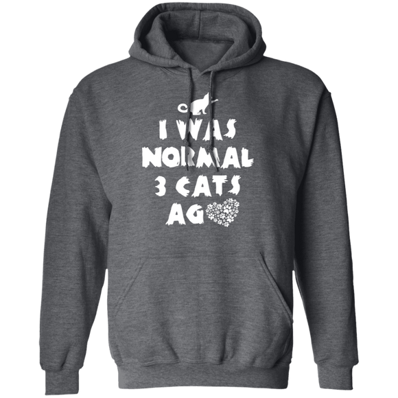 I Was Normal 3 Cats Ago T-Shirt CustomCat