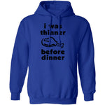 I Was Thinner Before Dinner T-Shirt CustomCat