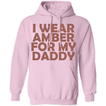 I Wear Amber For My Daddy T-Shirt CustomCat