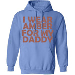 I Wear Amber For My Daddy T-Shirt CustomCat