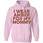 I Wear Amber For My Mommy T-Shirt CustomCat