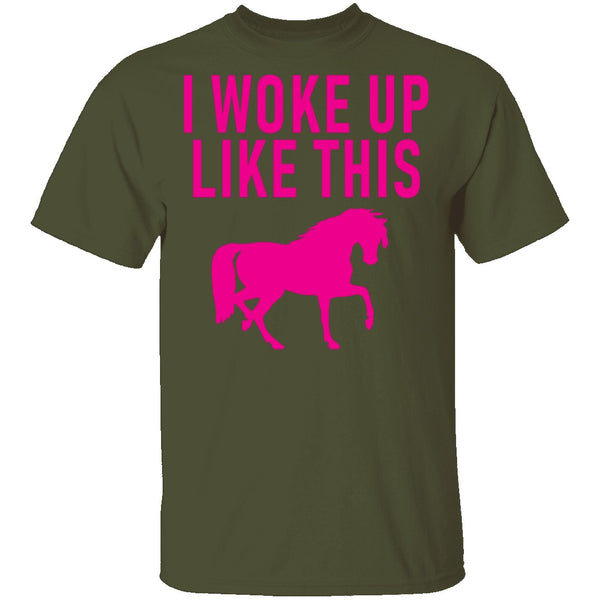 I Woke Up Like This T-Shirt CustomCat