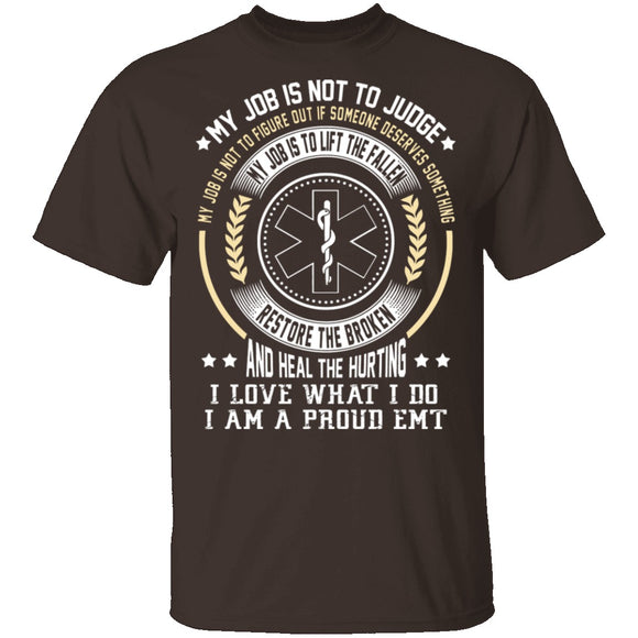 I am a Proud EMT T-Shirt CustomCat