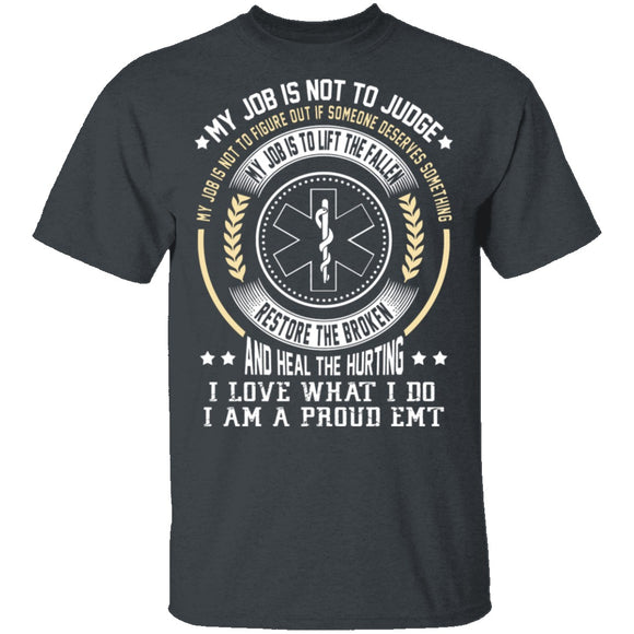 I am a Proud EMT T-Shirt CustomCat