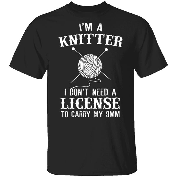 I'm A Knitter T-Shirt CustomCat