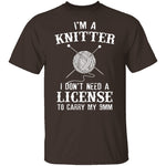 I'm A Knitter T-Shirt CustomCat