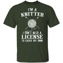 I'm A Knitter T-Shirt CustomCat