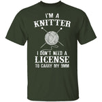 I'm A Knitter T-Shirt CustomCat