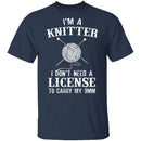 I'm A Knitter T-Shirt CustomCat