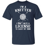 I'm A Knitter T-Shirt CustomCat