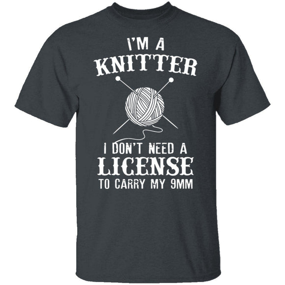 I'm A Knitter T-Shirt CustomCat