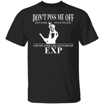 I'm Close To Leveling T-Shirt CustomCat
