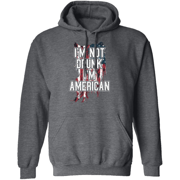 I'm Not Drunk I'm American T-Shirt CustomCat