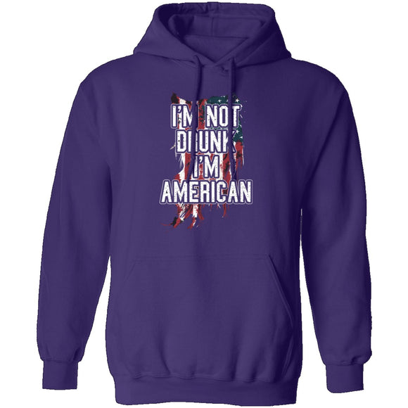 I'm Not Drunk I'm American T-Shirt CustomCat