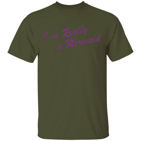 I'm Really A Mermaid T-Shirt CustomCat