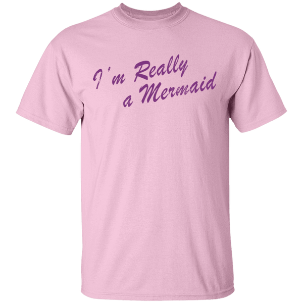 I'm Really A Mermaid T-Shirt CustomCat