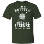 I'm A Knitter T-Shirt CustomCat
