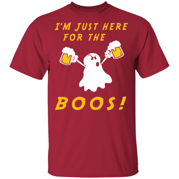 I'm Just Here For The Boos T-Shirt CustomCat