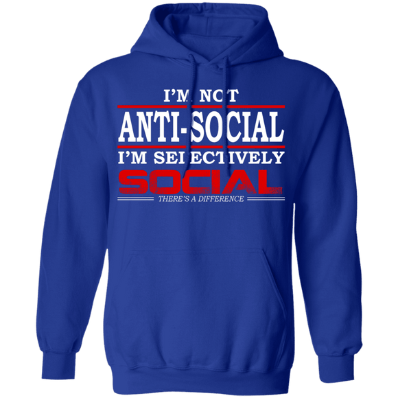I'm Not Anti-Social T-Shirt CustomCat