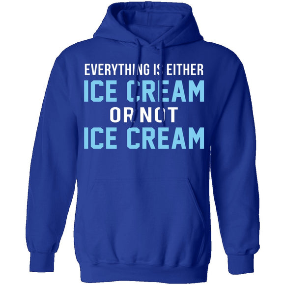 Ice Cream Or Not Ice Cream T-Shirt CustomCat