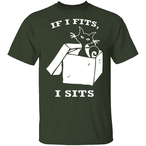 If I Fits I Sits T-Shirt CustomCat