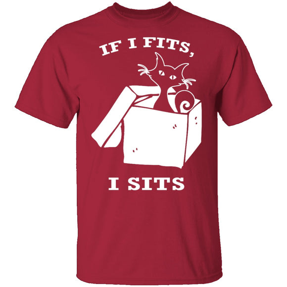 If I Fits I Sits T-Shirt CustomCat