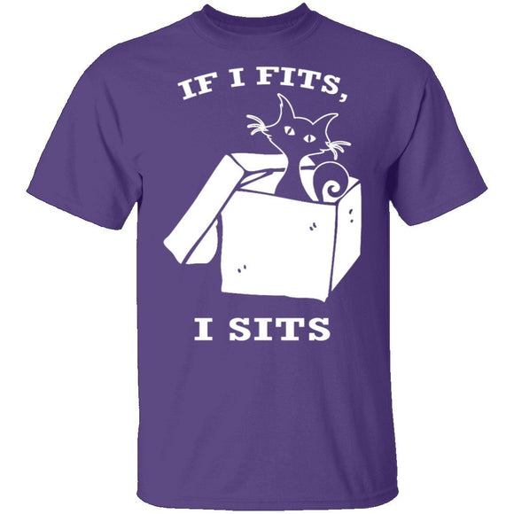 If I Fits I Sits T-Shirt CustomCat