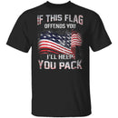 If The Flag Offends You I'll Help You Pack T-Shirt CustomCat