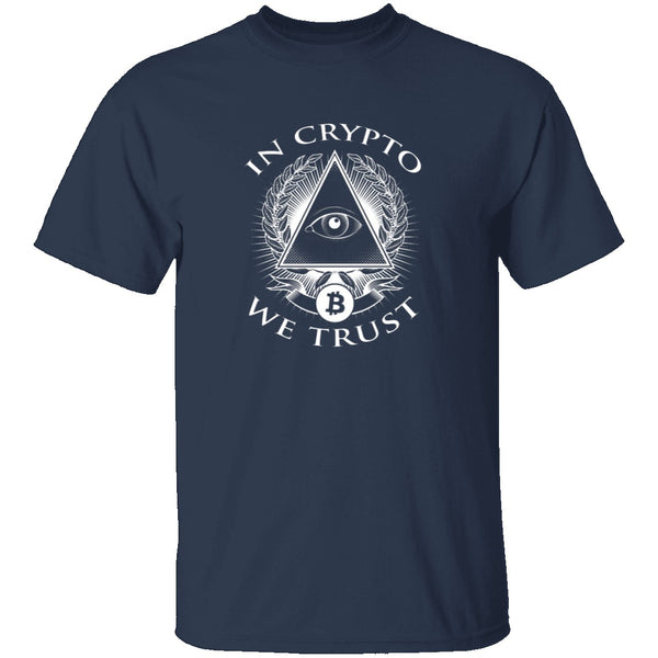 In Crypto We Trust T-Shirt CustomCat