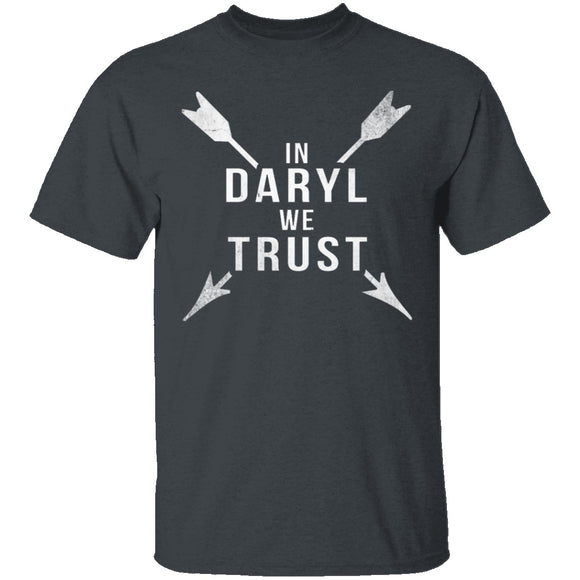 In Daryl We Trust Walking Dead T-Shirt CustomCat