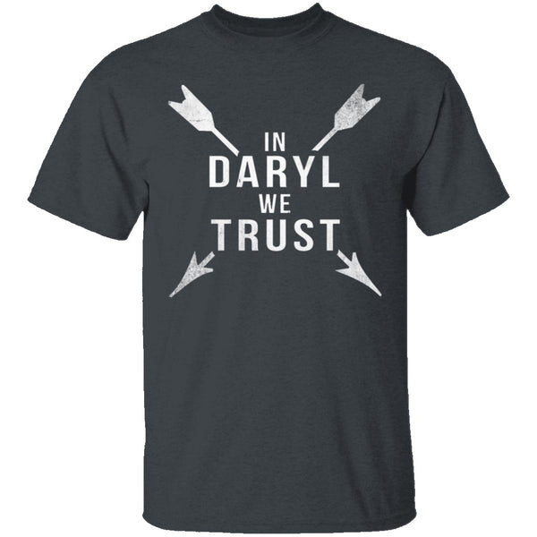 In Daryl We Trust Walking Dead T-Shirt CustomCat
