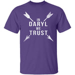 In Daryl We Trust Walking Dead T-Shirt CustomCat