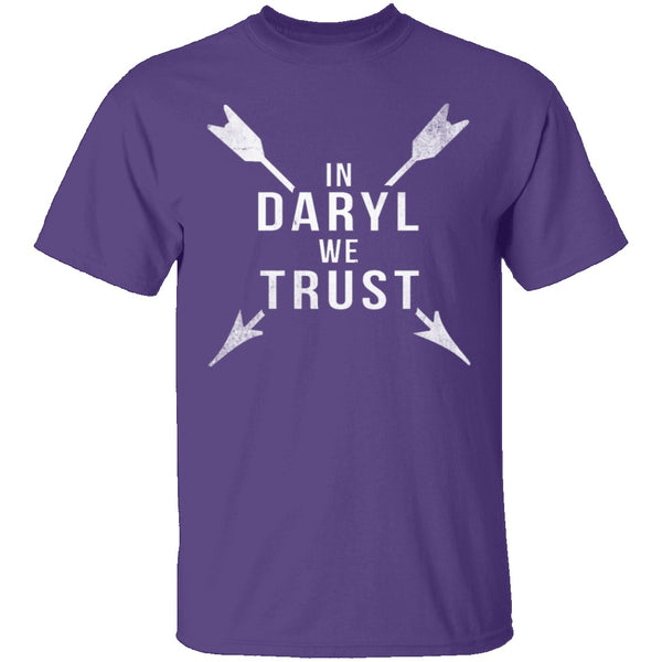 In Daryl We Trust Walking Dead T-Shirt CustomCat