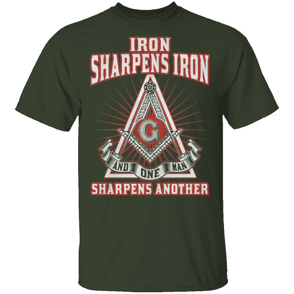 Iron Sharpens Iron T-Shirt CustomCat