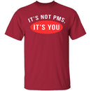 It's Not PMS It's You T-Shirt CustomCat