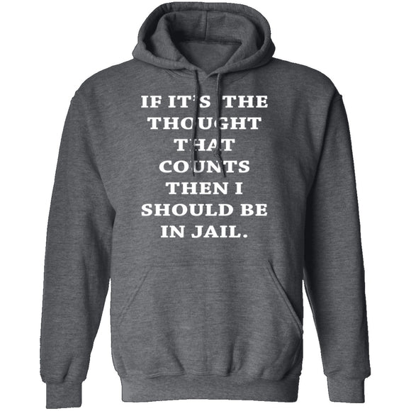 Jail For My Thoughts T-Shirt CustomCat