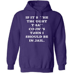 Jail For My Thoughts T-Shirt CustomCat