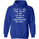 Jail For My Thoughts T-Shirt CustomCat