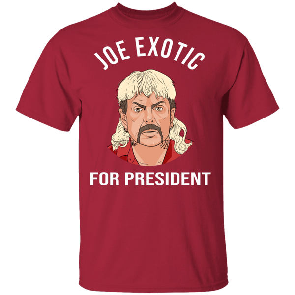 Joe Exotic for President Tiger King T-Shirt CustomCat