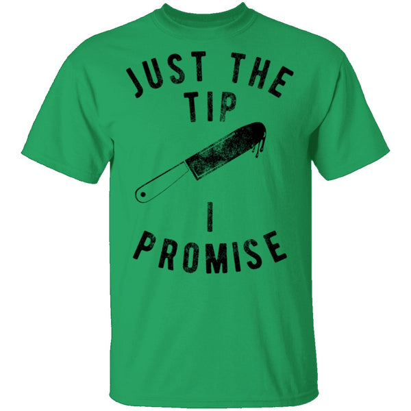 Just The Tip I Promise T-Shirt CustomCat