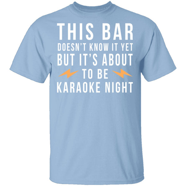 Karaoke Night T-Shirt CustomCat