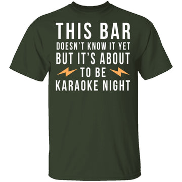 Karaoke Night T-Shirt CustomCat