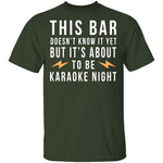 Karaoke Night T-Shirt CustomCat