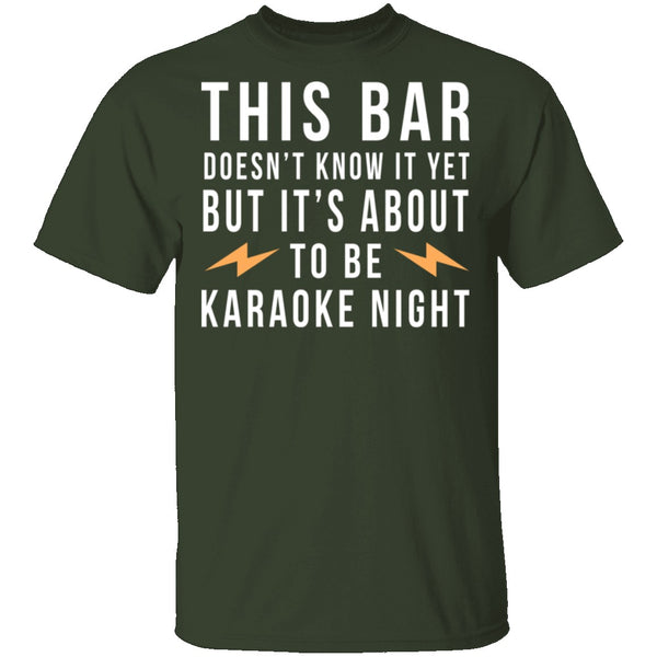 Karaoke Night T-Shirt CustomCat