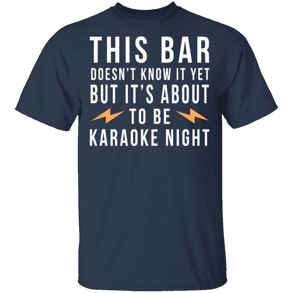 Karaoke Night T-Shirt CustomCat