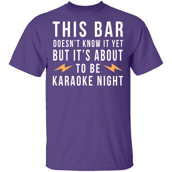 Karaoke Night T-Shirt CustomCat