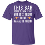 Karaoke Night T-Shirt CustomCat