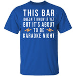 Karaoke Night T-Shirt CustomCat