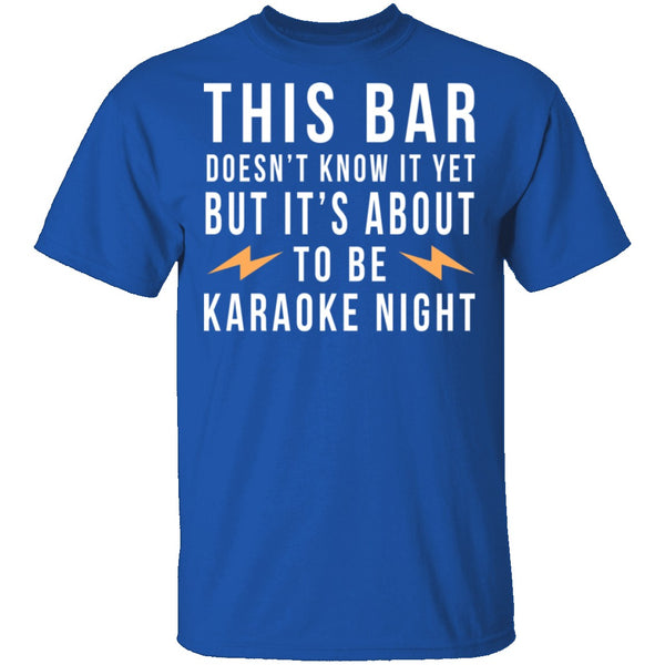 Karaoke Night T-Shirt CustomCat